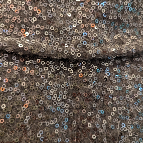 Silver sequins jacket, studio 54 style! - Picture 6 of 6